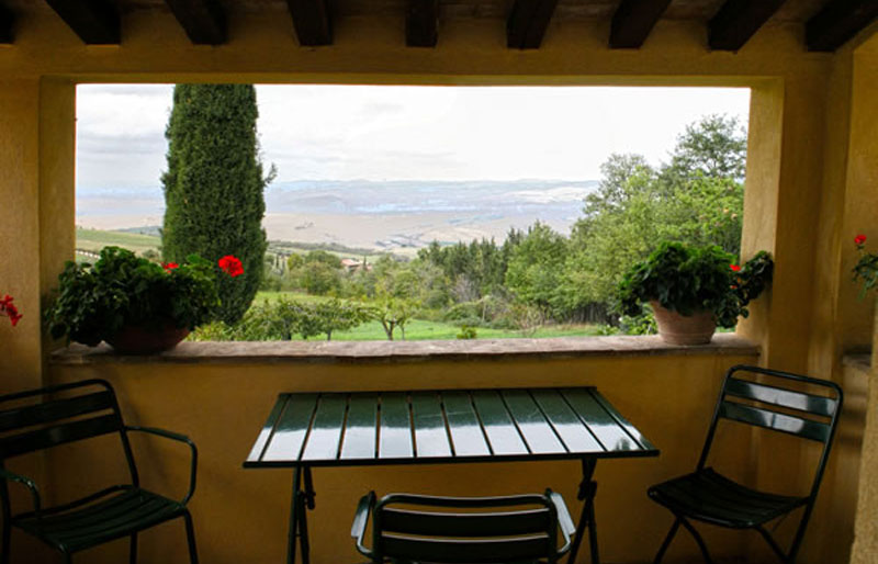 The balcony of Casa Letizia