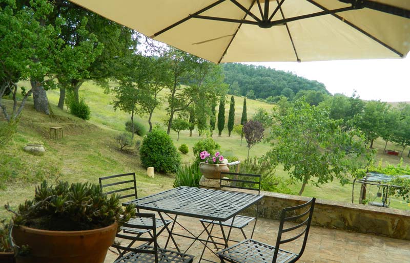 Casa Letizia terrace-garden on the back