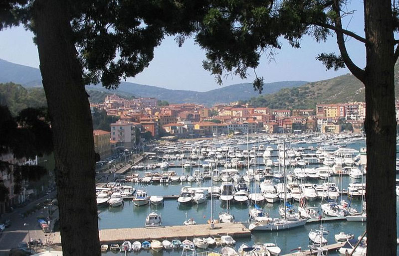 Porto Ercole - view at the marina