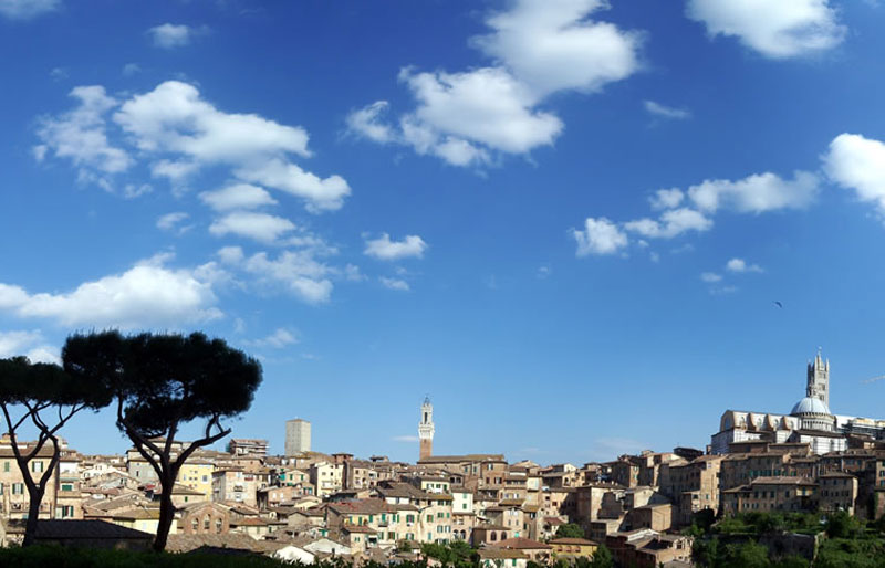 Anblick Siena